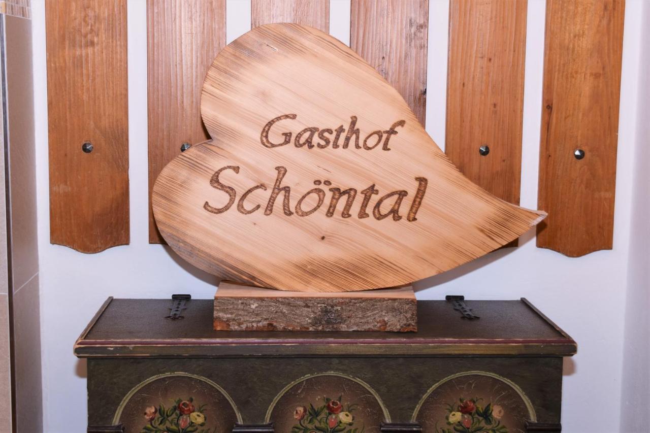 Gasthof Schöntal Oberau Exterior foto